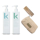 Kevin Murphy Killer Curls Wash and Rinse Litre Duo | Gift Included – Gift Set Canada – Curl enhancing hair care Canada
