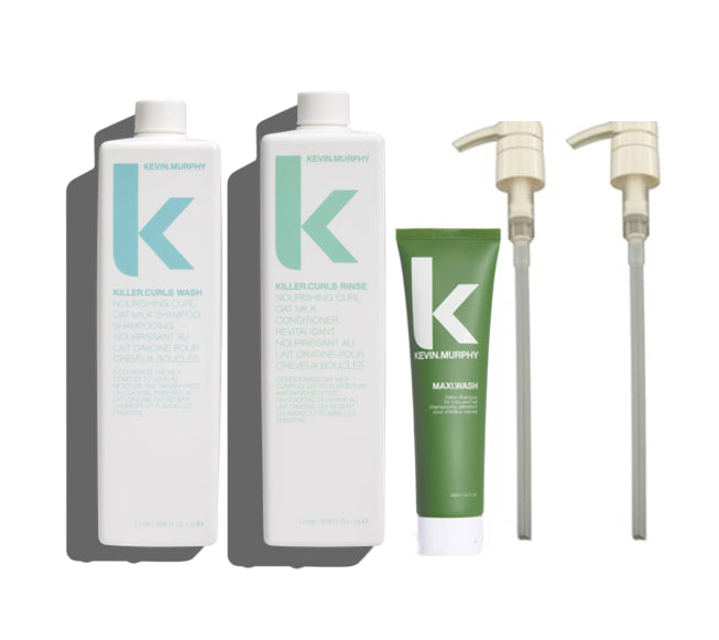 Killer Curls 1000ML Wash and Rinse Duo By Kevin Murphy-Hair Care Canada