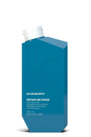 Blue bottle of Kevin Murphy Repair Me Rinse on a white background - Hair Care Canada
