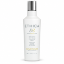 A white bottle of Ethica Energizing Anti-Aging Protective Daily Conditioner with a metallic silver cap, shown on a clean white background-Hair Care Canada