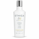 A 500 mL white bottle of Ethica Energyging Anti-Aging Protective Daily Conditioner with a metallic silver cap, shown on a clean white background-Hair Care Canada