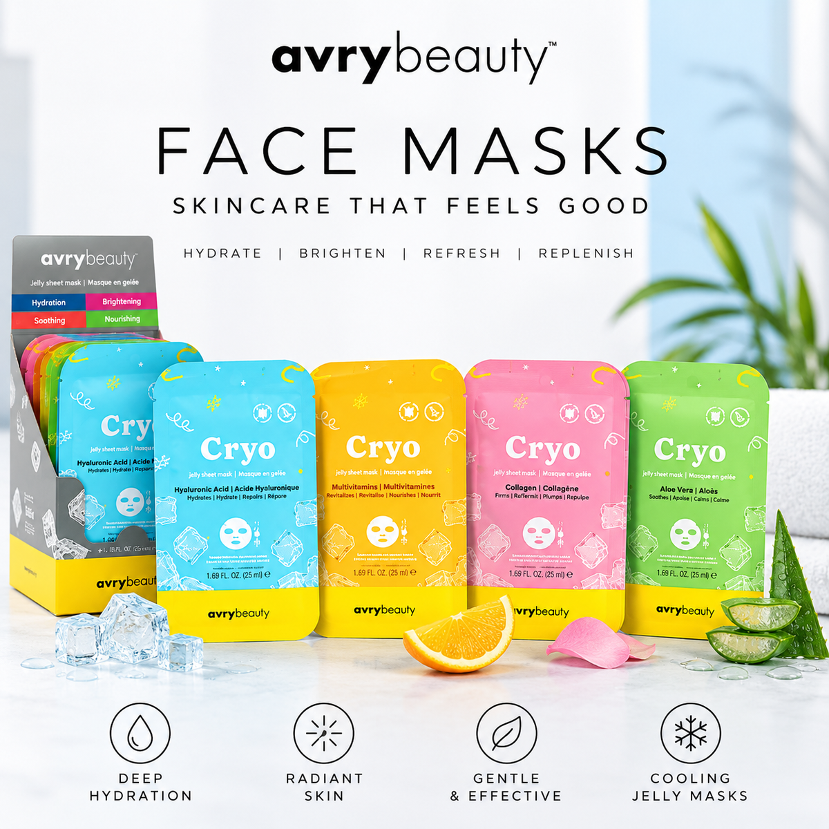 生ジェルパック NGSM Multiskin Care Gel maker AvryBeauty Cryo Jelly Mask Hyaluronic Acid | Canada – Hair Care