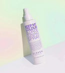 Blonde toning spray bottle on a pastel gradient background - Hair Care Canada