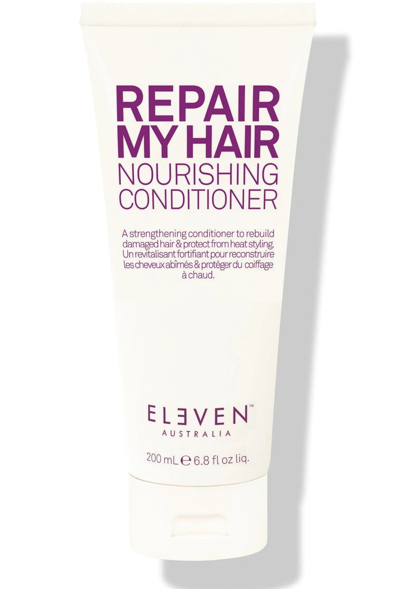 Tube of 'Repair My Hair Nourishing Conditioner' by Eleven Australia on a white background - Hair Care Canada