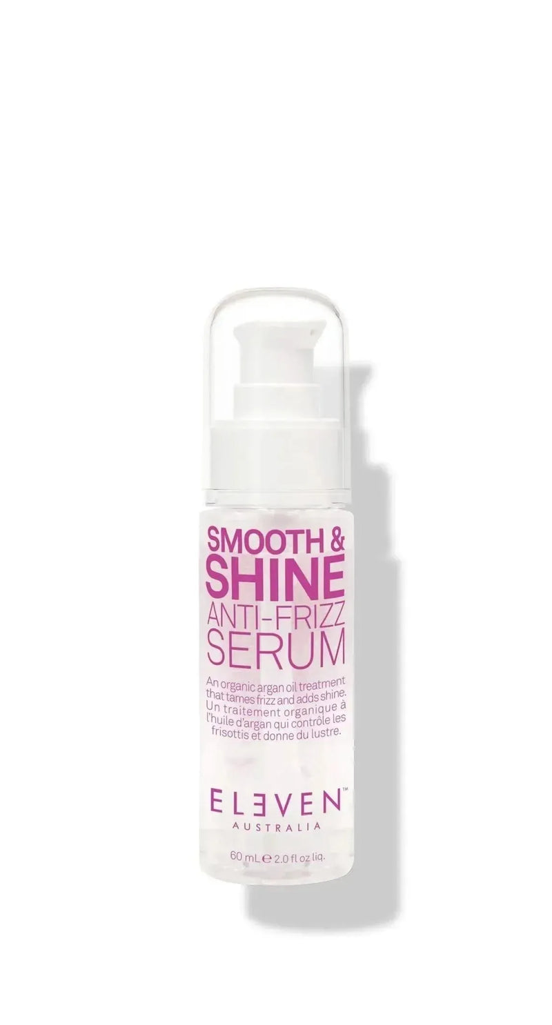 Eleven Australia Smooth & Shine Anti-Frizz Serum bottle on a white background - Hair Care Canada