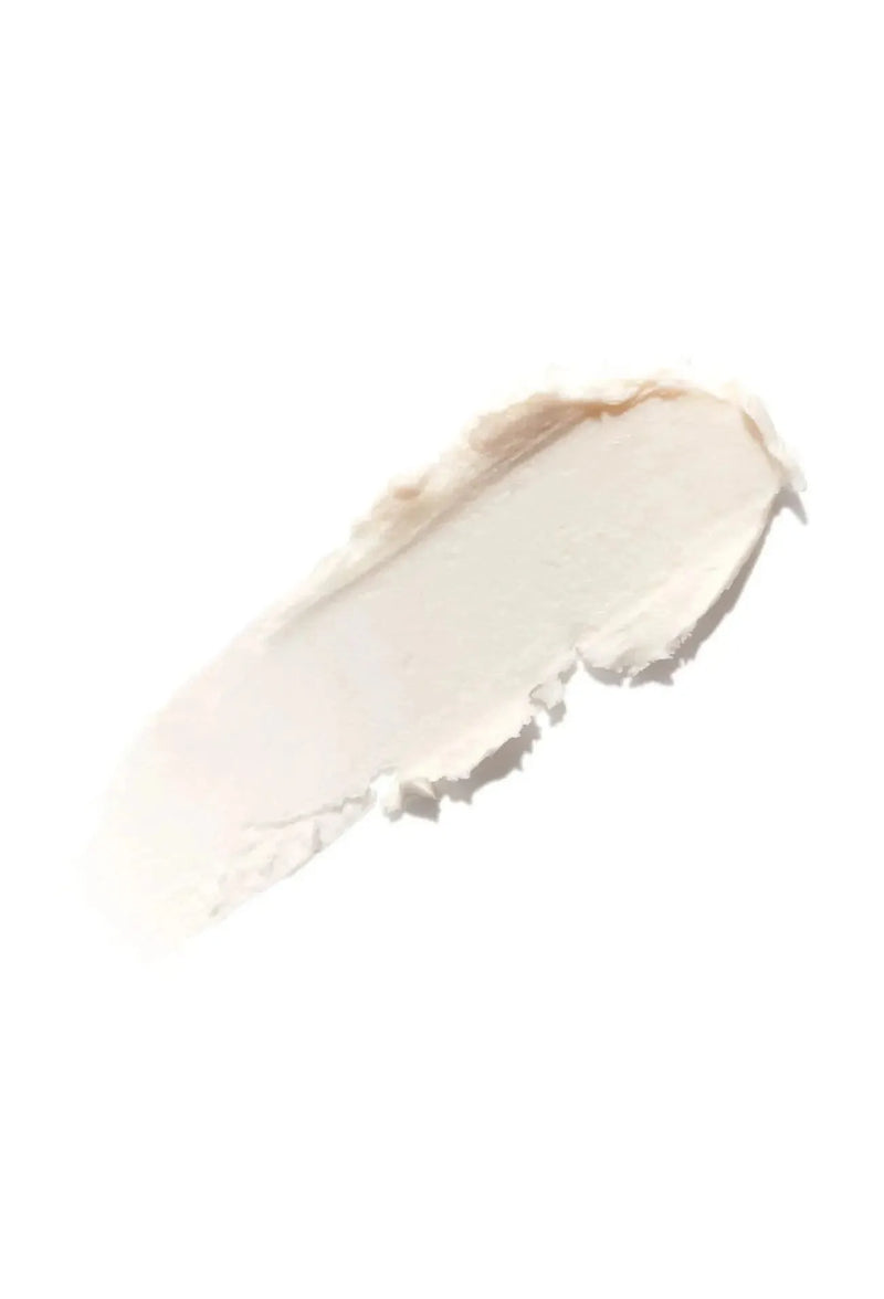 Close-up of a beige cosmetic product swatch on a white background - Hair Care Canada