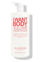 Bottle of Eleven Australia I Want Body Volume Conditioner on a white background - Hair Care Canada