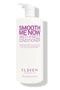 White bottle of 'Smooth Me Now Anti-Frizz Conditioner' by Eleven Australia on a white background - hair Care Canada