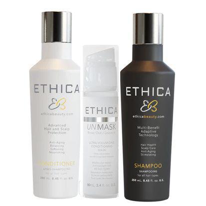 Ethica Shampoo and Conditioning Trio-Shampoo, Conditioner, Treatment-Hair Care Canada