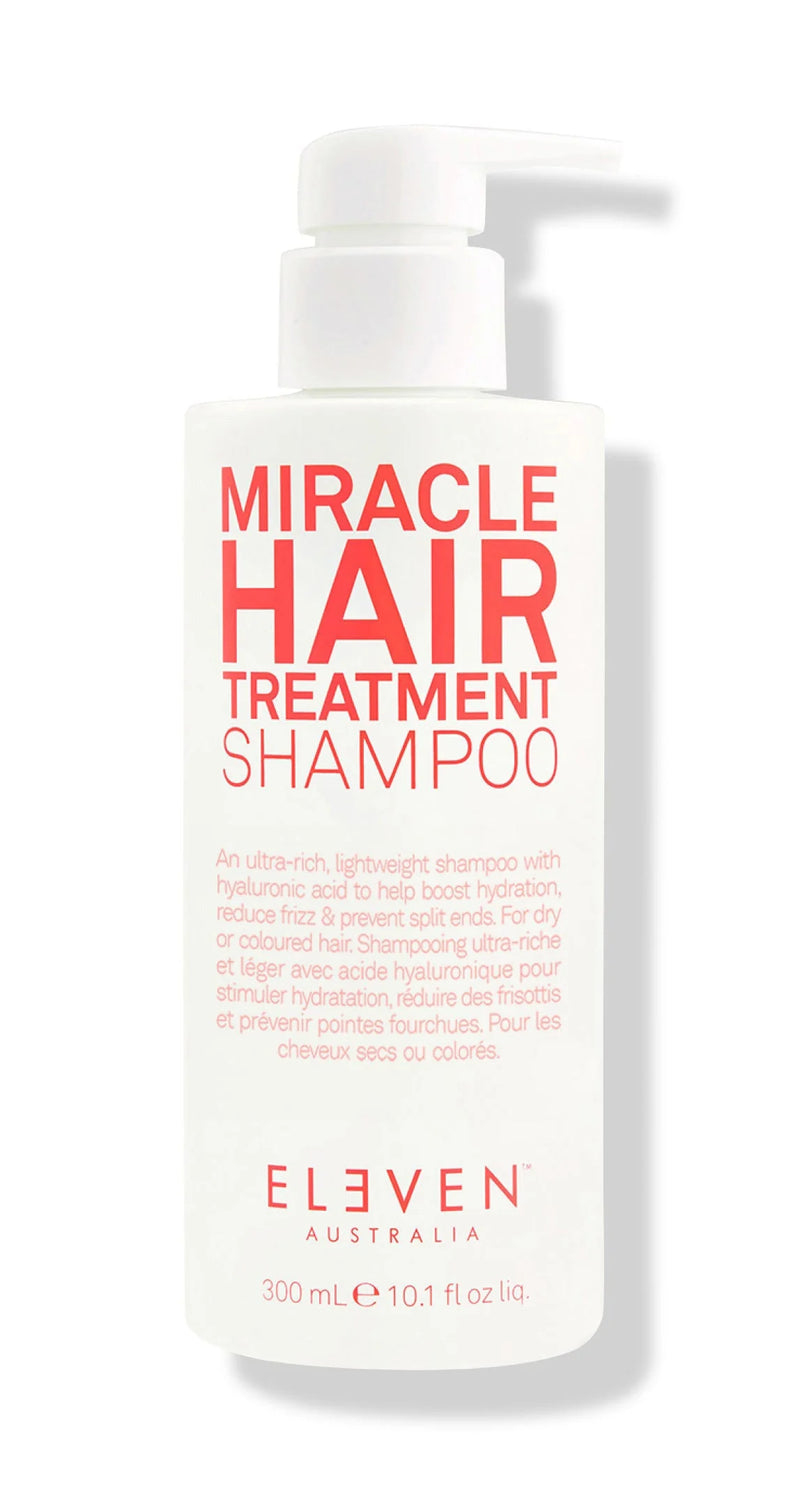 Miracle Hair Treatment Shampoo bottle with pump on a white background - Hair Care Canada