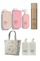 Collection of Kevin Murphy hair care products including bottles and a tote bag on a white background. - Hair Care Canada