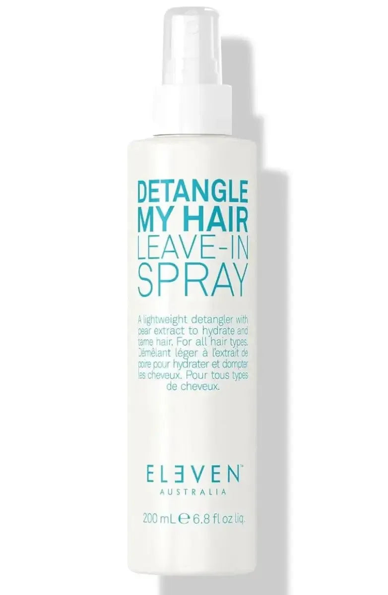 Detangle My Hair Leave-In Spray bottle with 'Eleven Australia' branding on a white background - Hair Care Canada