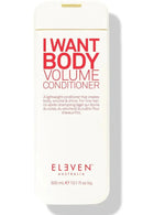 Body volume conditioner bottle with 'I Want Body Volume Conditioner' text on a white background - Hair Care Canada