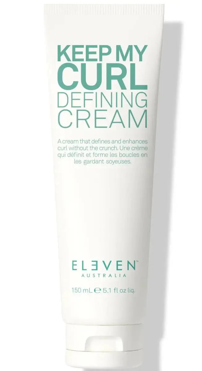 Tube of 'Keep My Curl Defining Cream' by Eleven Australia on a white background - Hair Care Canada