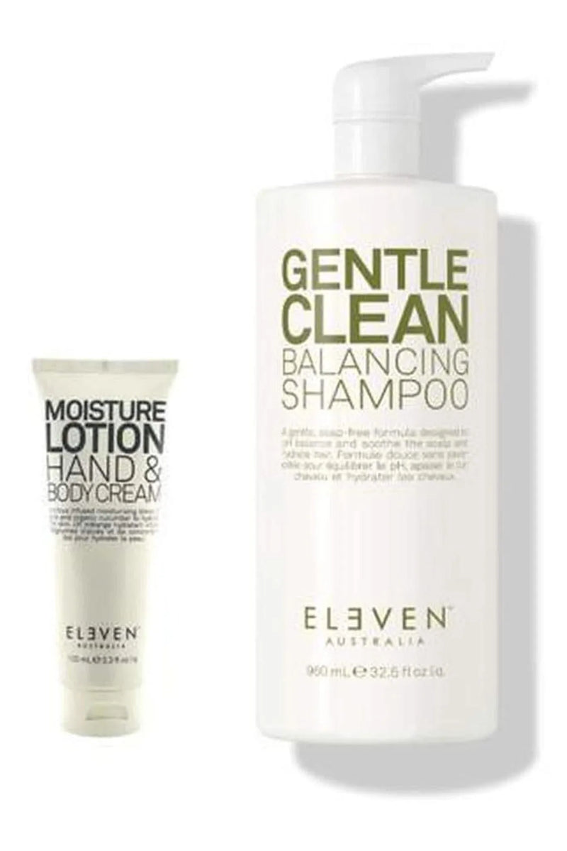 Eleven Australia Gentle Clean Shampoo Free Hand & Body Cream 100mL – Balances scalp pH for healthy hair | Hair Care Canada