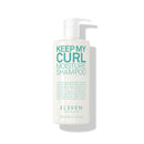 Shampoo bottle labeled 'Keep My Curl Moisture Shampoo' by Eleven on a white background-Hair Care Canada 