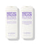 Two bottles of 'Keep My Colour Blonde' shampoo and conditioner by Eleven Australia on a white - background-Hair Care Canada
