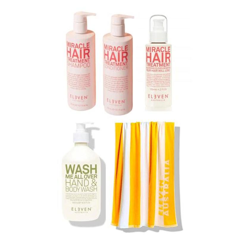 Eleven Deep Moisturizing Combo | Free Limited edition Beach Towel-Hair care Canada