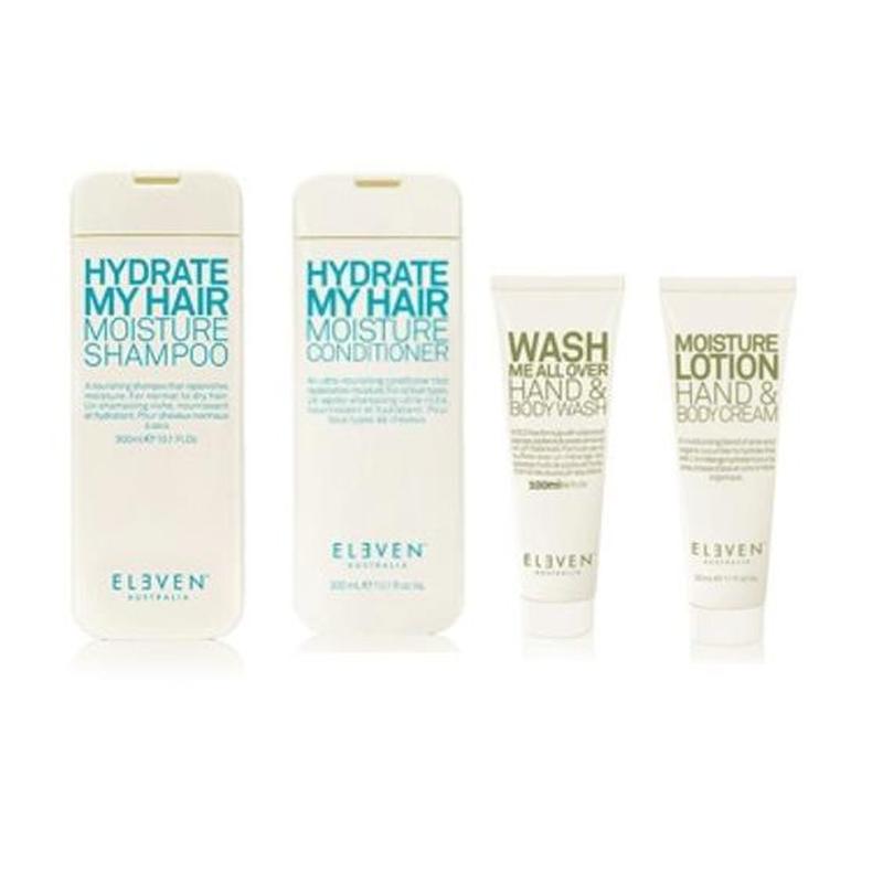 Hydrate My Hair Shampoo and Conditioner 300ML Set Eleven Australia |  Free Lotion and Body Wash-Hair Care Canada