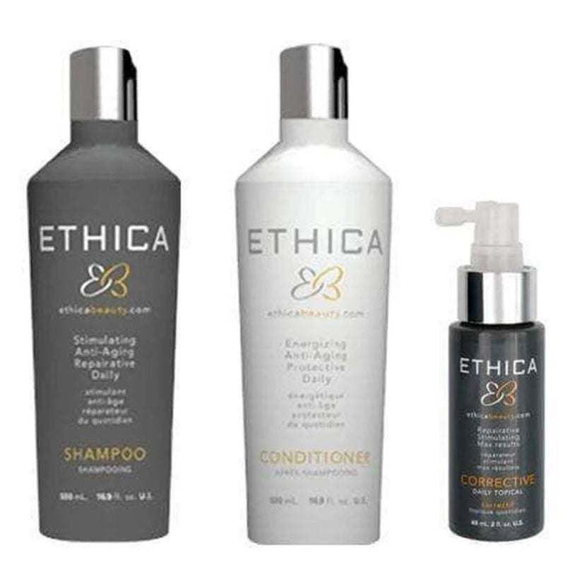 Ethica Hair Care Trio – Gift Set (Canada) – professional scalp support and anti-aging hair care | Hair Care Canada