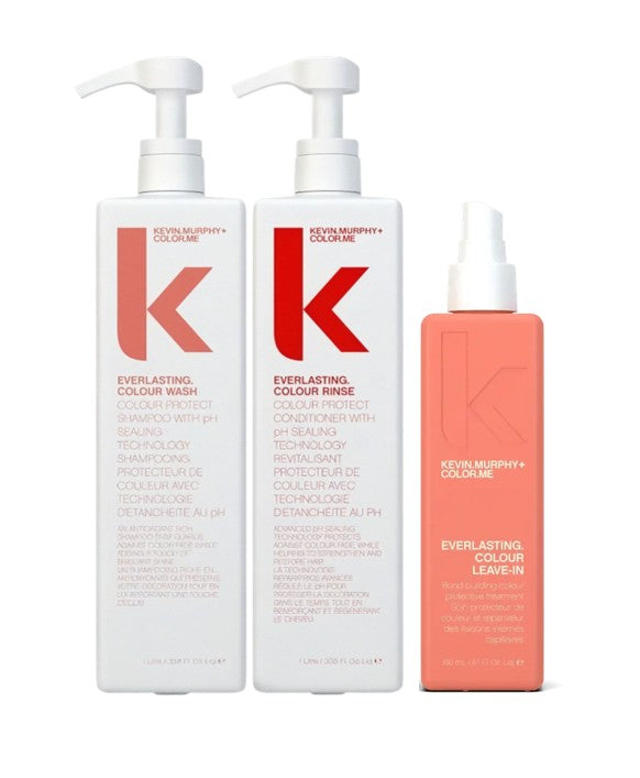 Kevin Murphy hair care products including shampoo, conditioner, and leave-in conditioner on a white background - Hair Care Canada