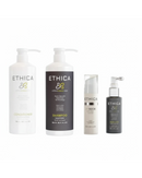 Hair Care Canada Ethica Beauty Total Scalp & Hair Care System kit with shampoo, conditioner, scalp treatment, and hair mask.