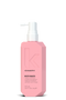 Pink bottle of Kevin Murphy hair product on a white background - Hair Care Canada