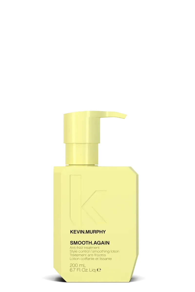 Yellow bottle of Kevin Murphy Smooth Again product on a white background - Hair Care Canada