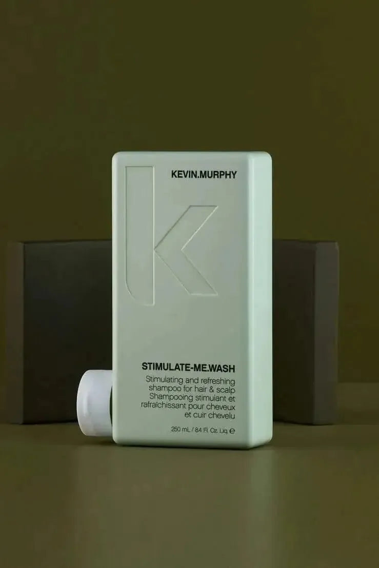 Kevin Murphy shampoo bottle on a green background - Hair Care Canada