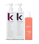Kevin Murphy Young Again 1000ml shampoo and conditioner duo with free product and pumps