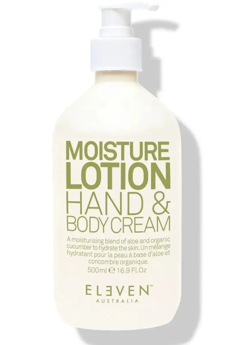 Moisture lotion hand and body cream bottle with pump on a white background - Hair Care Canada
