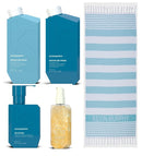 Kevin Murphy hair care products including shampoo, conditioner, and towel on a white background - Hair Care Canada