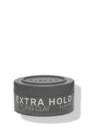 Jar of Extra Hold Styling Clay on a white background - Hair Care Canada